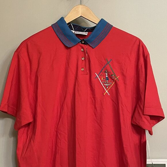 David Smith‎ Country Sport Polo Shirt Embroidered Golf Mens XL NWT - Picture 2 of 13